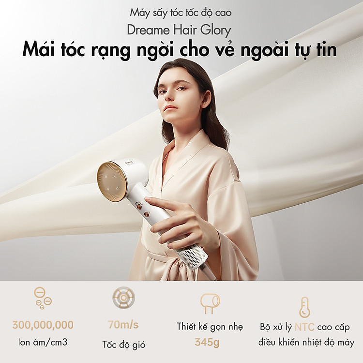 Máy sấy tóc Dreame Glory Standard - Hàng hính hãng