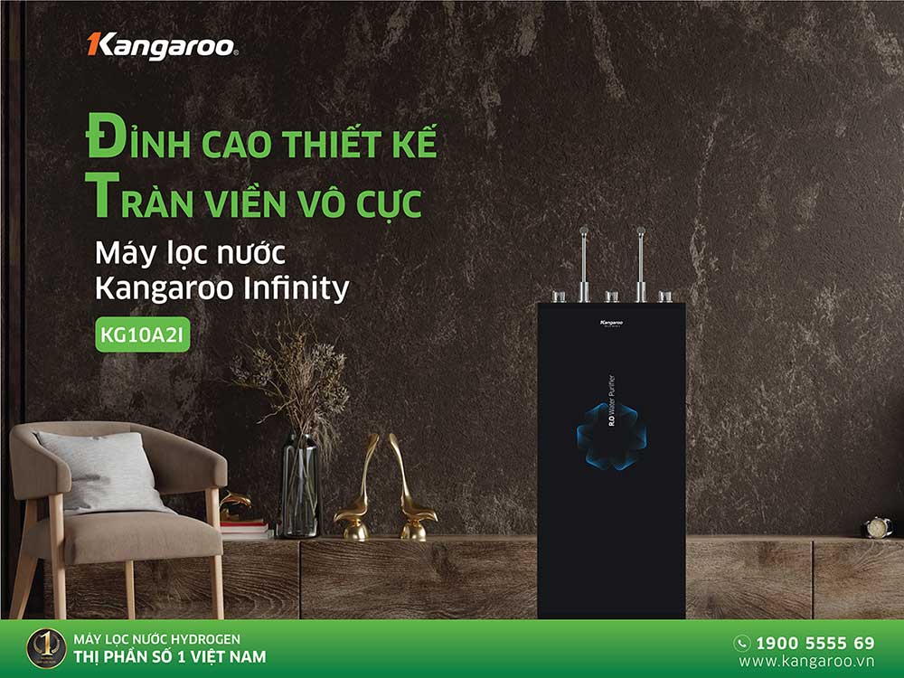 Máy lọc nước nóng lạnh Kangaroo Infinity KG10A2I Máy lọc nước nóng lạnh Kangaroo Infinity KG10A2I