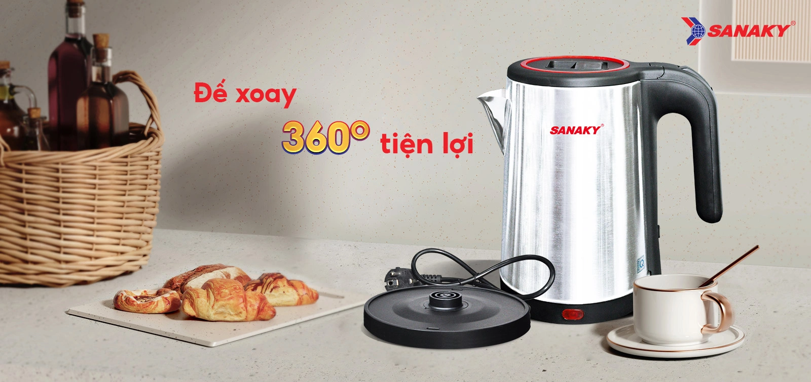 Đế xoay 360 độ tiện lợi Đế xoay 360 độ tiện lợi