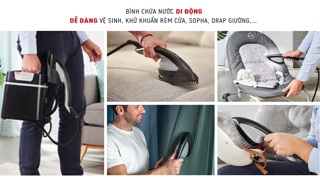 Bình chứa nước - Bàn là hơi nước đứng Tefal IXEO Plus QT1510E0 2980W Bình chứa nước - Bàn là hơi nước đứng Tefal IXEO Plus QT1510E0 2980W