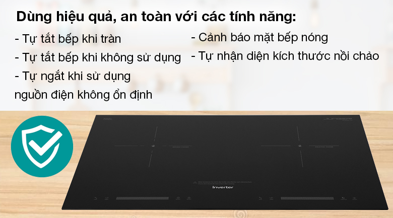 Bếp từ hồng ngoại Junger SIS-68 - Đảm bảo an toàn khi sử dụng Bếp từ hồng ngoại Junger SIS-68 - Đảm bảo an toàn khi sử dụng