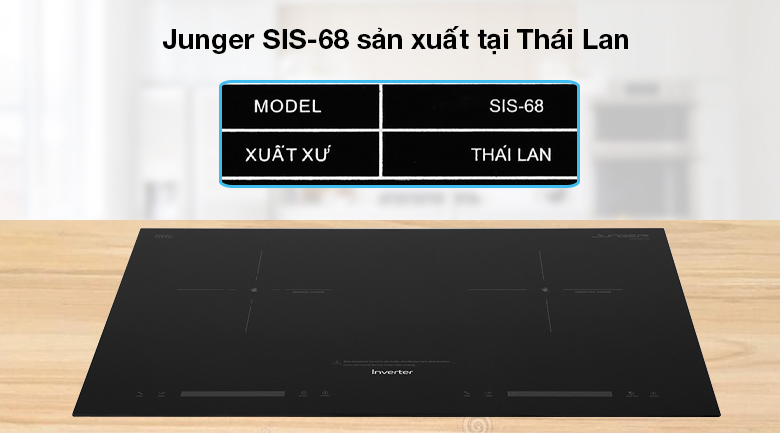Bếp từ hồng ngoại Junger SIS-68 - An tâm về chất lượng và mẫu mã với sản phẩm được nhập khẩu từ Thái LanBếp từ hồng ngoại Junger SIS-68 - An tâm về chất lượng và mẫu mã với sản phẩm được nhập khẩu từ Thái Lan Bếp từ hồng ngoại Junger SIS-68 - An tâm về chất lượng và mẫu mã với sản phẩm được nhập khẩu từ Thái Lan