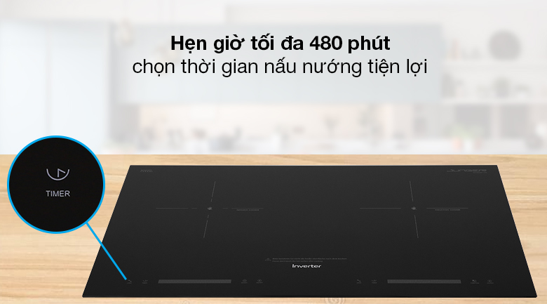 Bếp từ hồng ngoại Junger SIS-68 - Chế độ hẹn giờ với thời gian hẹn tối đa 480 phútBếp từ hồng ngoại Junger SIS-68 - Chế độ hẹn giờ với thời gian hẹn tối đa 480 phút Bếp từ hồng ngoại Junger SIS-68 - Chế độ hẹn giờ với thời gian hẹn tối đa 480 phút