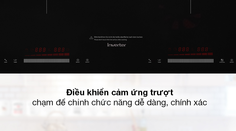 Bếp từ hồng ngoại Junger SIS-68 - Điều khiển cảm ứng trượt hiện đại Bếp từ hồng ngoại Junger SIS-68 - Điều khiển cảm ứng trượt hiện đại