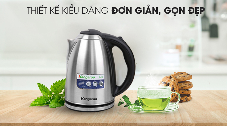 Thiết kế - Ấm đun siêu tốc Kangaroo 2 lít KG-20SK3