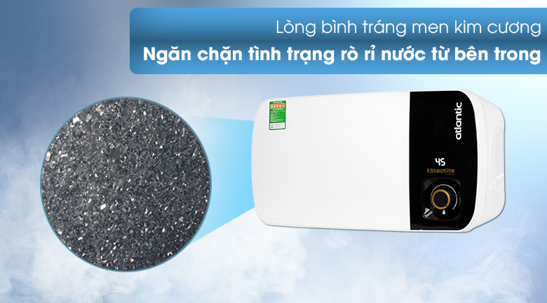 Bình nước nóng Atlantic Neo Max SWH 20H M-2 823017 - Lòng bình tráng men kim cương Bình nước nóng Atlantic Neo Max SWH 20H M-2 823017 - Lòng bình tráng men kim cương