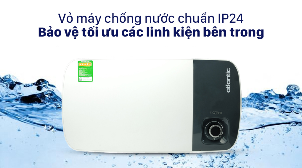 Bình nước nóng Atlantic 30 lít SWH 30H M-3 NEO PLUS 833026 - IP24