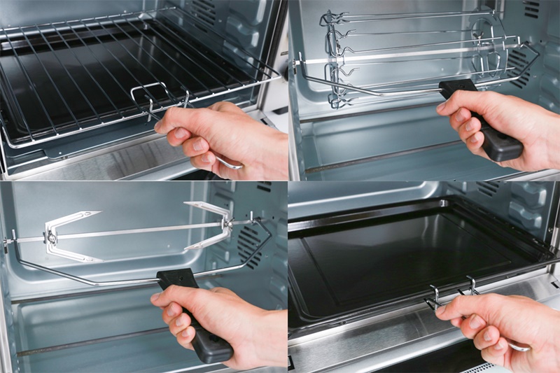 Lò nướng Sharp EO-A384RCSV-ST 38 lít Lò nướng Sharp EO-A384RCSV-ST 38 lít