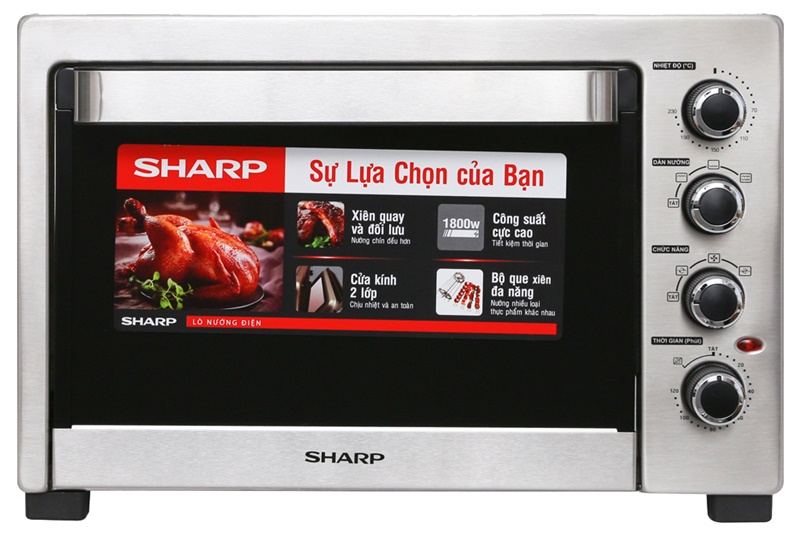Lò nướng Sharp EO-A384RCSV-ST 38 lít Lò nướng Sharp EO-A384RCSV-ST 38 lít