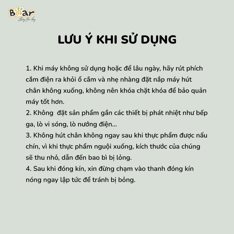may hut chan khong bear sb ck95w 10