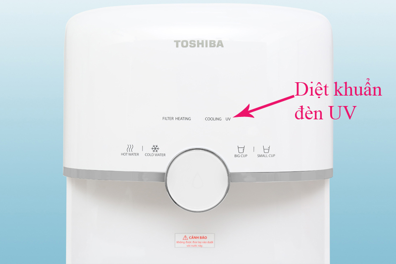 UV diệt khuẩn - Máy lọc nước RO Toshiba TWP-W1643SV(W) UV diệt khuẩn - Máy lọc nước RO Toshiba TWP-W1643SV(W)