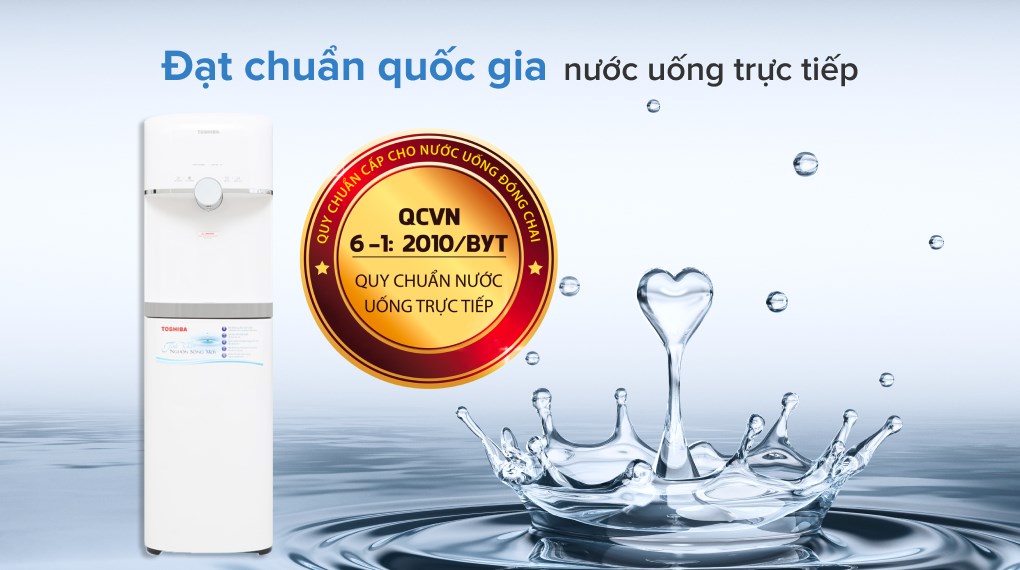 Máy lọc nước RO nóng nguội lạnh Toshiba TWP-W1643SV(W) 4 lõi - Nước sạch Máy lọc nước RO nóng nguội lạnh Toshiba TWP-W1643SV(W) 4 lõi - Nước sạch
