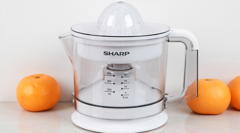 Thiết kế đẹp - Máy vắt cam Sharp EJ-J256-WH Thiết kế đẹp - Máy vắt cam Sharp EJ-J256-WH