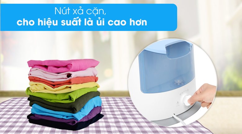 bình chứa còn tích hợp nút xả cặn