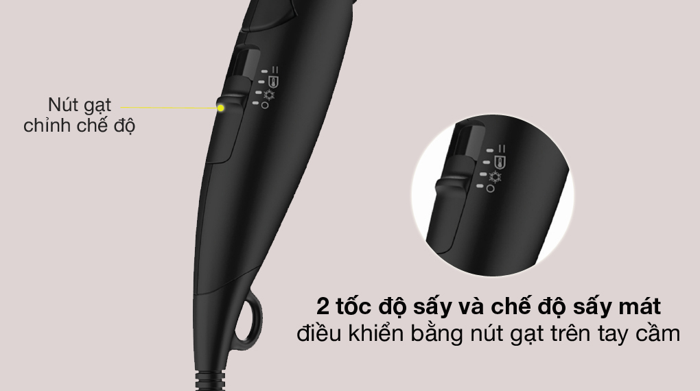Dễ dùng - Máy sấy tóc Panasonic EH-ND65-K645 Dễ dùng - Máy sấy tóc Panasonic EH-ND65-K645