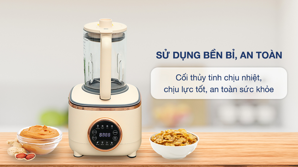 Máy làm sữa hạt Rapido RHB-600D - Chất liệu Máy làm sữa hạt Rapido RHB-600D - Chất liệu