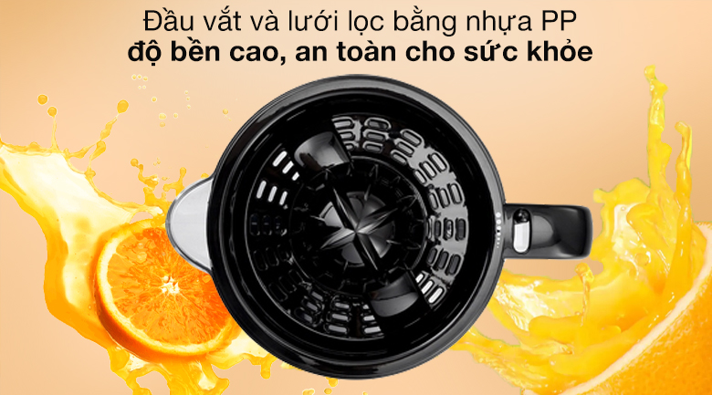 Máy vắt cam Sharp EJ-J407-BK - Đầu vắt và lưới lọc Máy vắt cam Sharp EJ-J407-BK - Đầu vắt và lưới lọc