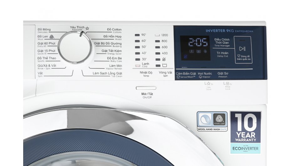 Máy giặt Electrolux 9 Kg EWF9024BDWA