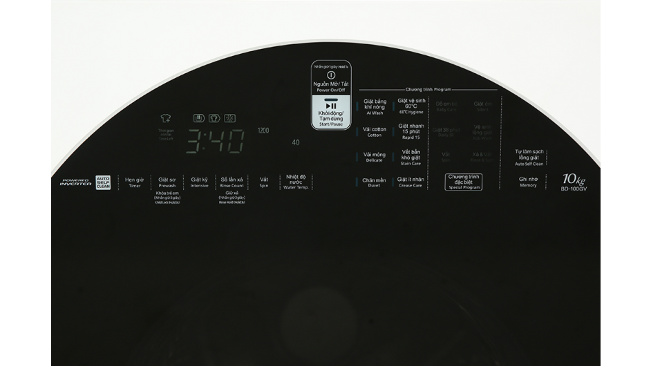 Máy giặt Hitachi Inverter 10 kg BD-100GV WH