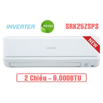 Điều hòa 2 chiều INVERTER MITSUBISHI HEAVY 1 NGỰA SRK/SRC 25ZSPS-W5