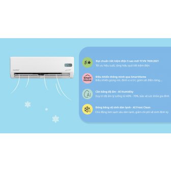 Điều hòa Comfee Inverter 1 HP CFS-10VGX SX THÁI LAN new 2026