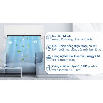 Điều hòa LG Inverter 1.5 HP V13WIN1 mới 2024