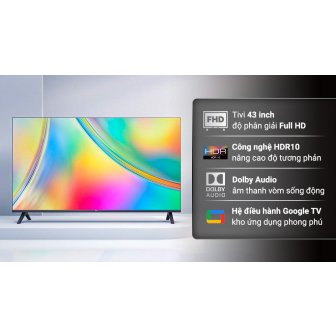 Google Tivi TCL 43 inch 43S5400