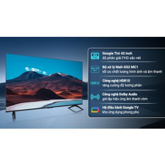 Google Tivi Xiaomi A FHD 43 inch L43MB-AFSEA new 2026