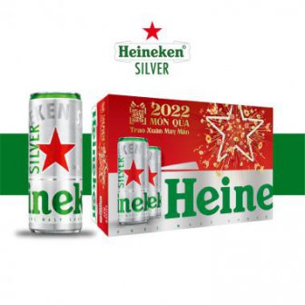 Heineken silver lon 330ml/ thùng