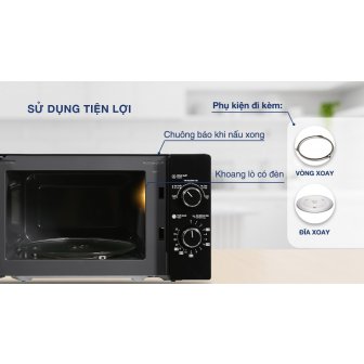 Lò vi sóng Toshiba MWP-MM20P(BK) 20 lít (không nướng) new 2026