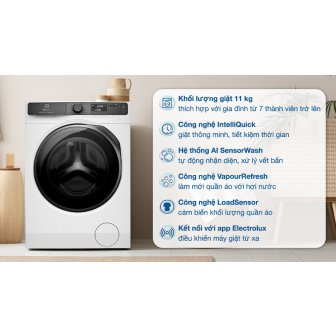 Máy giặt Electrolux UltimateCare 700 Inverter 11 kg EWF1143R7WC New 2026