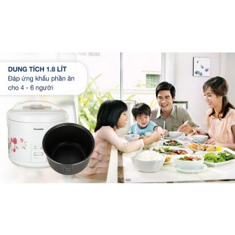 Nồi cơm nắp gài Panasonic 1.8 lít SR-MVN18FRAX