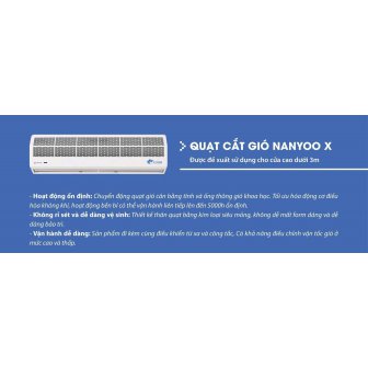 Quạt cắt gió Nanyoo FM-1218X-2/Y 1,8M new 2026