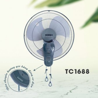 Quạt treo tường Senko TC1688 new