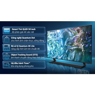 Smart Tivi QLED Samsung 4K 50 inch QA50Q60D new 2024