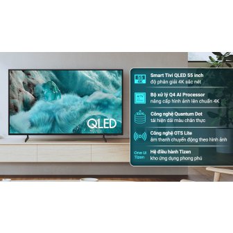 Smart Tivi QLED Samsung AI 4K 55 inch QA55Q7FA NEW