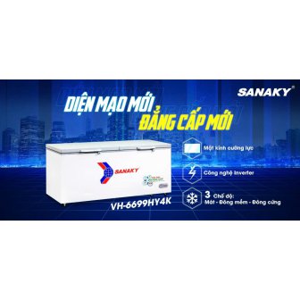 Tủ đông Sanaky VH-6699HY4K 530 lít new
