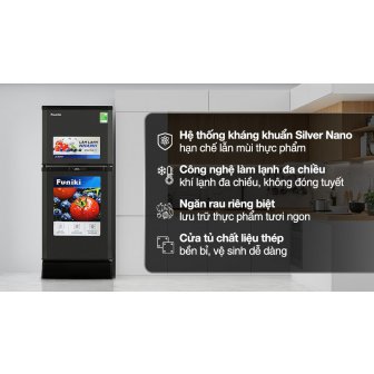 Tủ lạnh Funiki 120 lít HR T6120TDG new