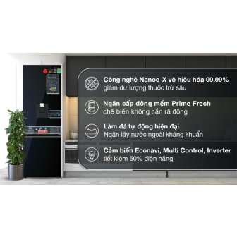 Tủ lạnh Panasonic Inverter 325 lít NR-BV361WGKV