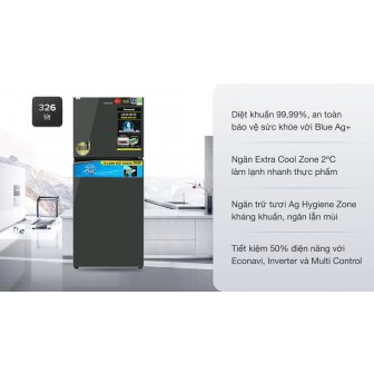 Tủ lạnh Panasonic Inverter 326 lít NR-TL351VGMV new