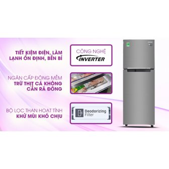 Tủ lạnh Samsung Inverter 236 lít RT22M4033S8/SV