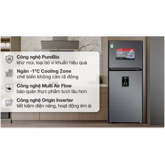 Tủ lạnh Toshiba Inverter 409 lít GR-RT535WEA-PMV(06)-MG NEW 2026