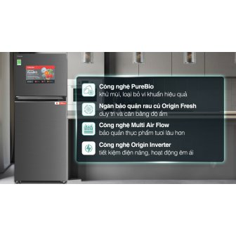 Tủ lạnh Toshiba Inverter 411 lít GR-RT559WE-PMV(58)-MM New 2026