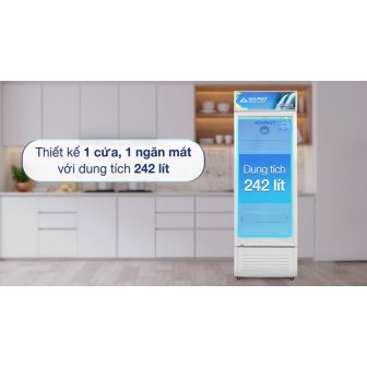 Tủ mát Hoà Phát 242 lít HSR S6242 new